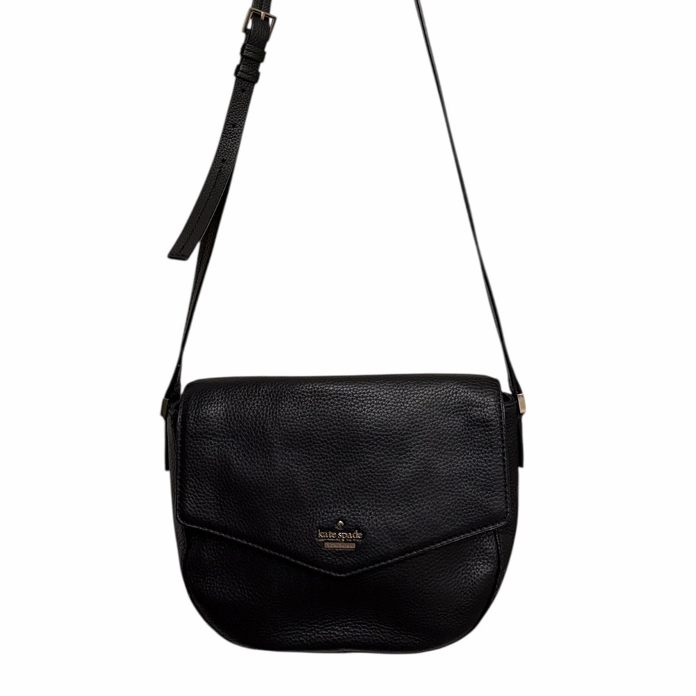 kate spade Black Leather Crossbody Bag